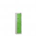 Low Tier Education 2 Door 1200 X 300 X 300 Hasp Locks Silver Body Green Door 434009