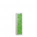 Low Tier Education 3 Door 1200 X 300 X 300 Hasp Locks Silver Body Green Door 434011