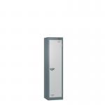 Low Tier Education 1 Door 1200 X 300 X 450 Hasp Locks Slate Body Silver Door 434020