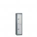 Low Tier Education 2 Door 1200 X 300 X 450 Hasp Locks Slate Body Silver Door 434022
