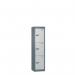 Low Tier Education 3 Door 1200 X 300 X 300 Hasp Locks Slate Body Silver Door 434023