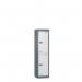 Low Tier Education 2 Door 1200 X 300 X 300 Hasp Locks Slate Body White Door 434027