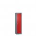 Low Tier Education 1 Door 1200 X 300 X 300 Hasp Locks Slate Body Red Door 434031