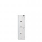 Low Tier Education 2 Door 1200 X 300 X 300 Hasp Locks White Body White Door 434063