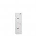 Low Tier Education 2 Door 1200 X 300 X 450 Hasp Locks White Body White Door 434064