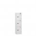 Low Tier Education 3 Door 1200 X 300 X 450 Hasp Locks White Body White Door 434066