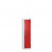 Low Tier Education 1 Door 1200 X 300 X 450 Hasp Locks White Body Red Door 434068