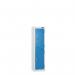 Low Tier Education 2 Door 1200 X 300 X 300 Hasp Locks White Body Blue Door 434075