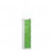 Low Tier Education 3 Door 1200 X 300 X 450 Hasp Locks White Body Green Door 434084