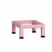 Retro Quarto Stand 150 mm H X 450 D- Dusky Pink 434108