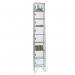 8 Door Nest of 1 Mesh Locker - 457 mm Deep 434128