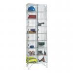 8 Door Nest of 2 Mesh Locker - 457 mm Deep 434129