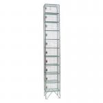 10 Door Nest of 1 Mesh Locker - 305 mm Deep 434131