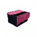 Attached Lid Containerwith Black Base and Pink Lid 56 l 434145