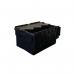 Attached Lid Containerwith Black Base and Lid 56 l 434148
