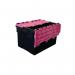 Attached Lid Containerwith Black Base and Pink Lid 63 l 434150