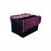 Attached Lid Containerwith Black Base and Purple Lid 63 l 434152