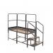 Climb It 2 Inline Platform -2 X 800 X 800 X 750 - 2 Tread , 3 Handrails 434181
