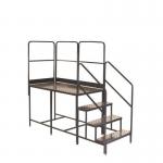 Climb It 2 Inline Platform -2 X 800 X 800 X 1000 - 3 Tread , 3 Handrails 434183