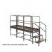 Climb It 3 Inline Platform -3 X 800 X 800 X 750 - 2 Tread , 7 Handrails 434189