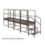 Climb It 4 Inline Platform -4 X 800 X 800 X 500 - 1 Tread , 9 Handrails 434194