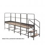 Climb It 4 Inline Platform -4 X 800 X 800 X 1000 - 3 Tread , 5 Handrails 434197
