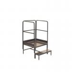 Climb It Platform - 800 X 800 X 500 - 1 Tread , 3 Handrails 434201