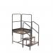 Climb It Platform - 800 X 800 X 750 - 2 Tread , 2 Handrails 434202