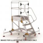 Climb-it Extra Large Platform Safetysteps with Adjustable Stabilisers - 5 Tread 434212