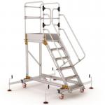 Climb-it Extra Large Platform Safetysteps with Adjustable Stabilisers - 6 Tread 434213