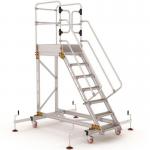 Climb-it Extra Large Platform Safetysteps with Adjustable Stabilisers - 7 Tread 434214