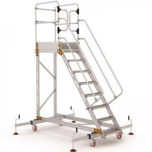 Climb-It Extra Large Platform Safety Steps With Adjustable Stabilisers