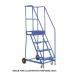 Climb-it Uk Picking Step- 400 mm Platform - 5 Tread - Blue 434245