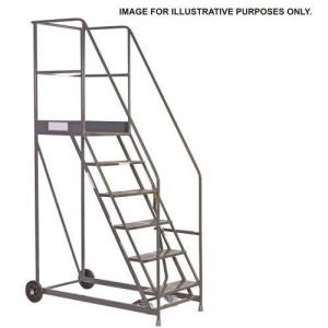 Climb-It Uk Warehouse Safety Step - 600mm Platform - 6 Tread - Blue