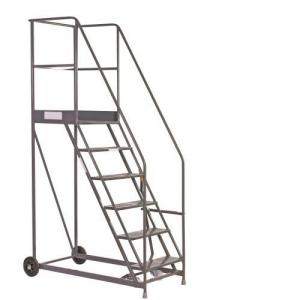 Climb-It Uk Warehouse Safety Step - 600mm Platform - 6 Tread - Grey