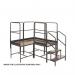 Climb It 3 Corner (2 X 1) Platform- 3 X 800 X 800 X 500 - 1 Tread , 6 Handrails 434315