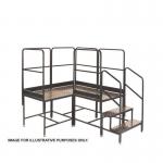 Climb It 3 Corner (2 X 1) Platform- 3 X 800 X 800 X 1000 - 3 Tread , 6 Handrails 434319