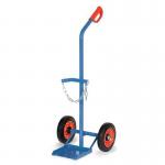 Steel Bottle Trolley- Solid Rubber Tyres 434359