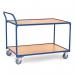 Table Top Cart - High Pushbar - 2 Shelves - Platform Length 1200 mm 434401