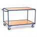 Table Top Cart - Horizontal Pushbar - 2 Shelves - Platform Length 1200 mm 434403