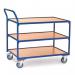 Table Top Cart - High Pushbar - 3 Shelves - Platform Length 1000 mm 434404