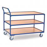 Table Top Cart - High Pushbar - 3 Shelves - Platform Length 1200 mm 434405