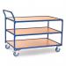 Table Top Cart - High Pushbar - 3 Shelves - Platform Length 1200 mm 434405
