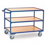 Table Top Cart - Horizontal Pushbar - 3 Shelves - Platform Length 1000 mm 434406