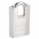 Burg-Wachter Delta 50mm Solid Hardened Steel Closed Shackle Padlock 434416