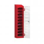 Phone Safe Plus 10 Tier, Cam Locks, Red 434560