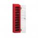 Phone Safe Plus 10 Tier, Cam Locks, Red 434560