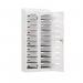 Phone Safe Plus 20 Tier, Cam Locks, White 434566
