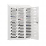 Phone Safe Plus 30 Tier, Cam Locks, White 434574