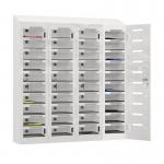 Phone Safe Plus 40 Tier, Cam Locks, White 434582
